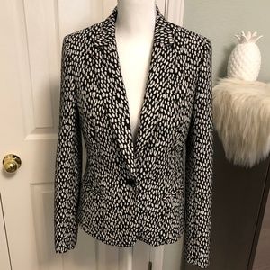 🎉HP🎉 Banana Republic Animal Print Blazer - Sz 10